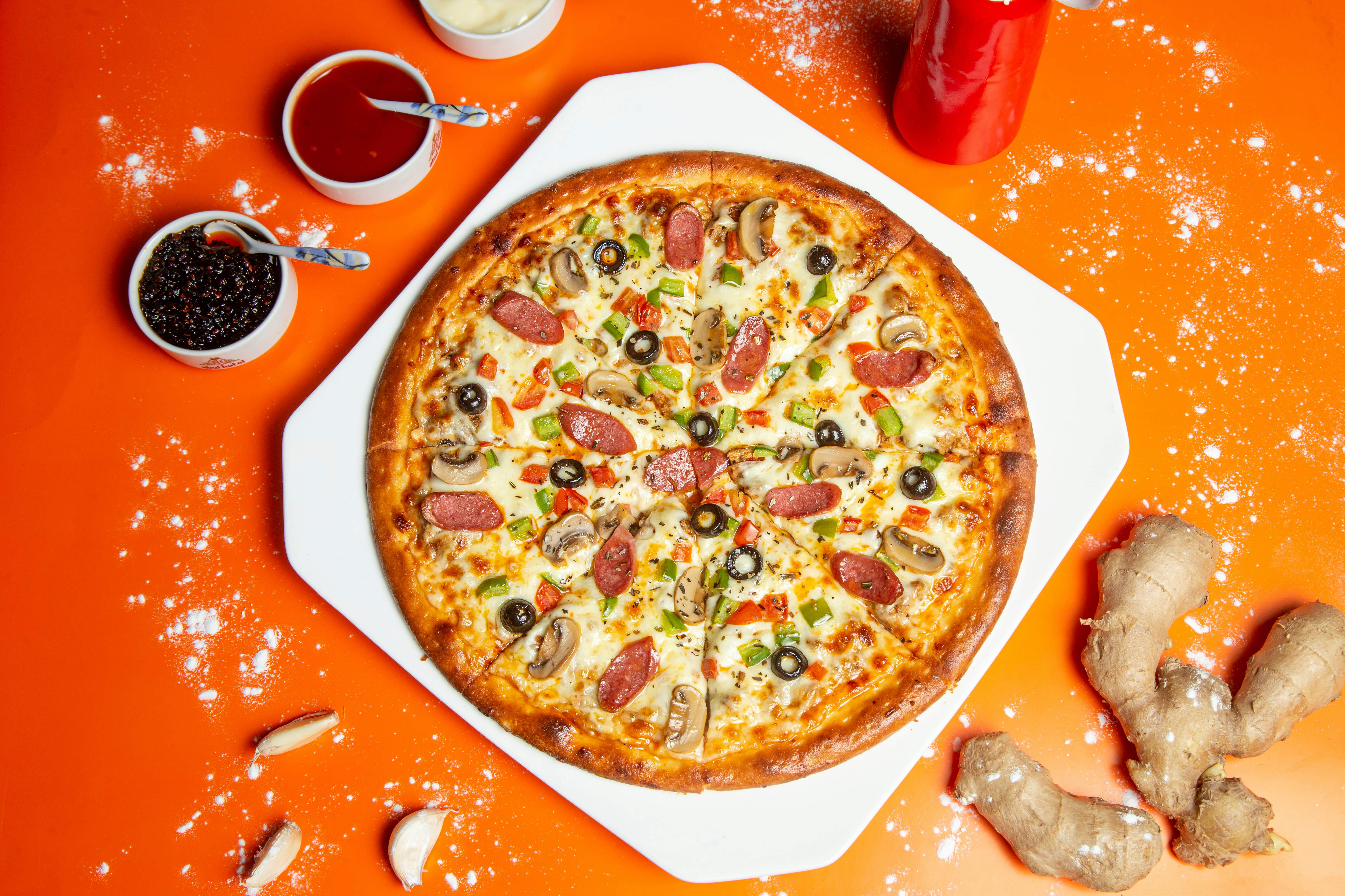 Margherita pizza